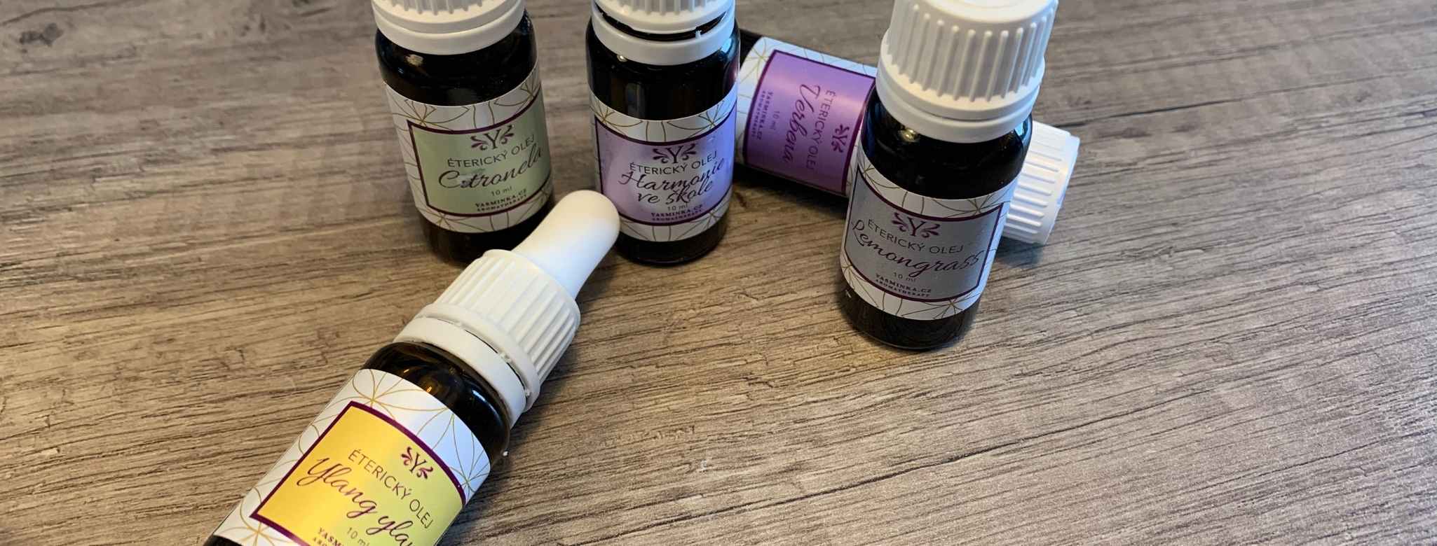 esenciální oleje - výroba kosmetiky