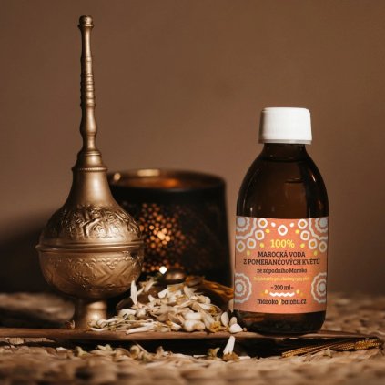 100% BIO marocká pomerančová voda neroli (hydrolát)