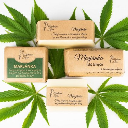 vyr 39 Tuhy sampon s matou a rozmarynem Marjanka Mydlarna Safran 5 800 zm