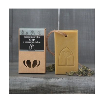 konopné mýdlo yzop