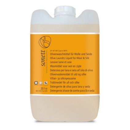 Olivový prací gel na vlnu a hedvábí 20 l | Sonett
