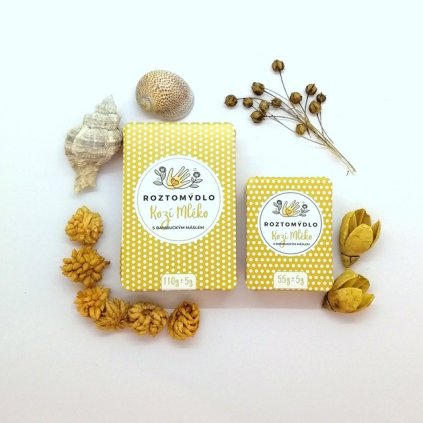 mydlo s kozim mlekem obal