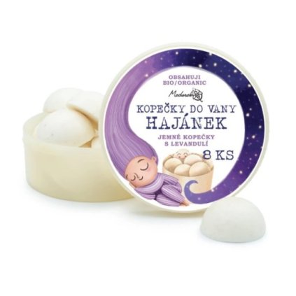 Kopečky do vany Hajánek pro děti od narození 8ks
