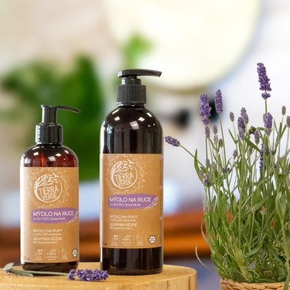 Tekuté mýdlo na ruce s vůní BIO levandule